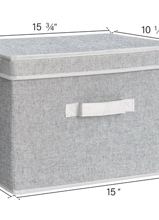 Fabric Storage Bins with Lid
