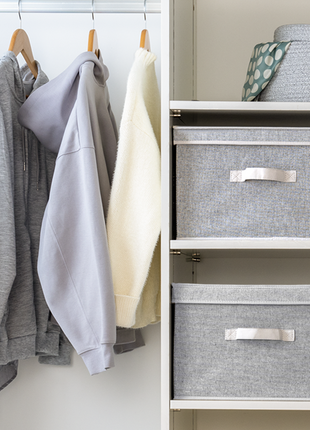 Fabric Storage Bins with Lid