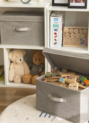 Fabric Storage Bins with Lid