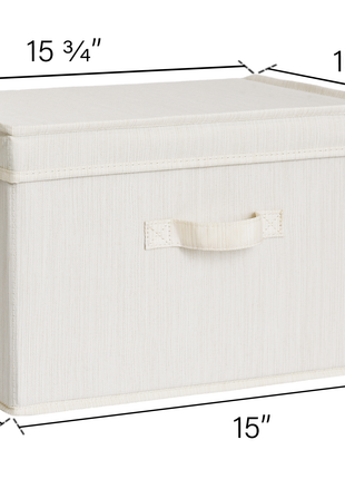 Fabric Storage Bins with Lid, 2-Pack