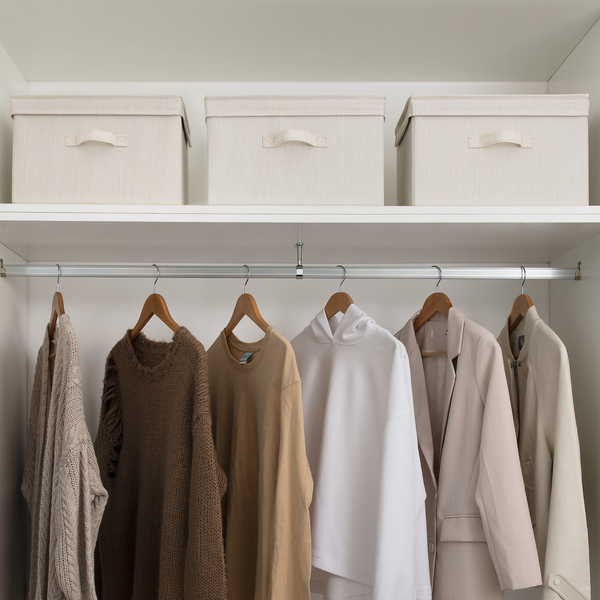 Fabric Storage Bins with Lid, 2-Pack