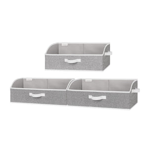 Closet Storage Bins, Trapezoid Storage Box, 3-Pack