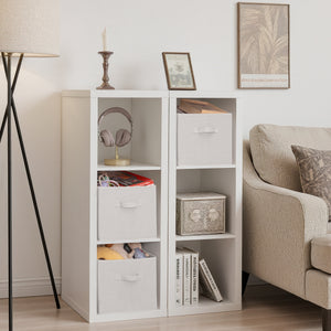 Closet Organizers and Storage Bins, Fabric Storage Bins for Organization, 3-Pack