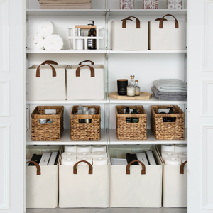 Storage Bins, Shelves Baskets for Organizing, 2 Pack