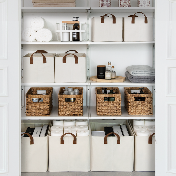 Storage Bins, Shelves Baskets for Organizing, 2 Pack