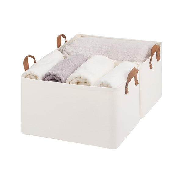 Storage Bins, Shelves Baskets for Organizing, 2 Pack