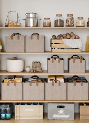 Storage Bins, Shelves Baskets for Organizing, 2 Pack