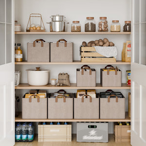 Storage Bins, Shelves Baskets for Organizing, 2 Pack