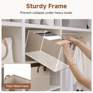 Storage Bins, Shelves Baskets for Organizing, 2 Pack