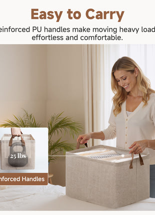 Storage Bins, Shelves Baskets for Organizing, 2 Pack