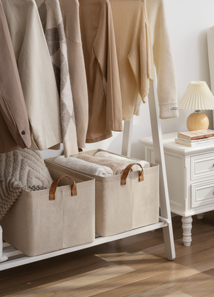 Storage Bins, Shelves Baskets for Organizing, 2 Pack