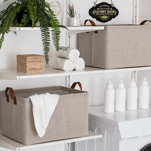 Storage Bins, Shelves Baskets for Organizing, 2 Pack