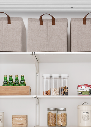 Storage Bins, Shelves Baskets for Organizing, 2 Pack