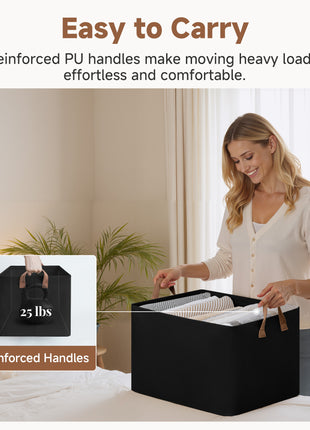 Storage Bins, Shelves Baskets for Organizing, 2 Pack