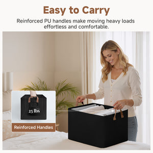 Storage Bins, Shelves Baskets for Organizing, 2 Pack