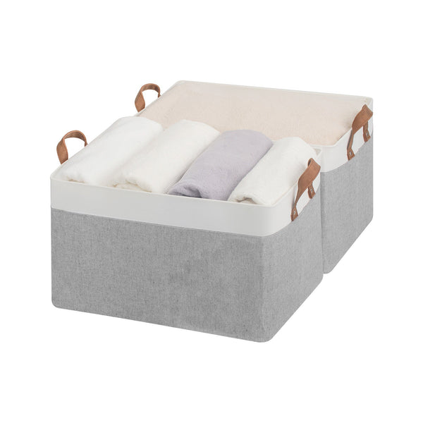 Storage Bins, Shelves Baskets for Organizing, 2 Pack