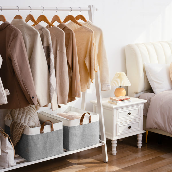 Storage Bins, Shelves Baskets for Organizing, 2 Pack