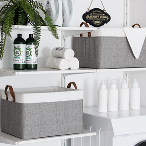 Storage Bins, Shelves Baskets for Organizing, 2 Pack