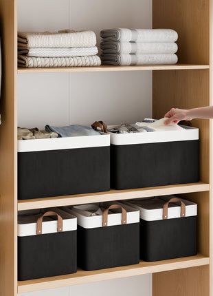 Storage Bins, Shelves Baskets for Organizing, 2 Pack