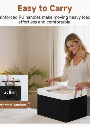 Storage Bins, Shelves Baskets for Organizing, 2 Pack