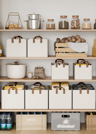 Storage Bins, Shelves Baskets for Organizing, 2 Pack