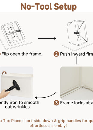 Storage Bins, Shelves Baskets for Organizing, 2 Pack