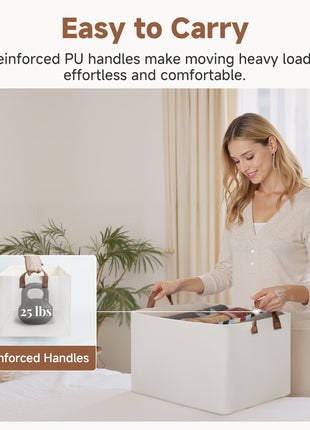 Storage Bins, Shelves Baskets for Organizing, 2 Pack