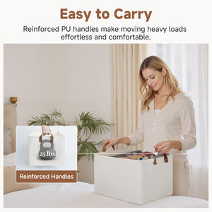 Storage Bins, Shelves Baskets for Organizing, 2 Pack