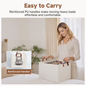 Storage Bins, Shelves Baskets for Organizing, 2 Pack