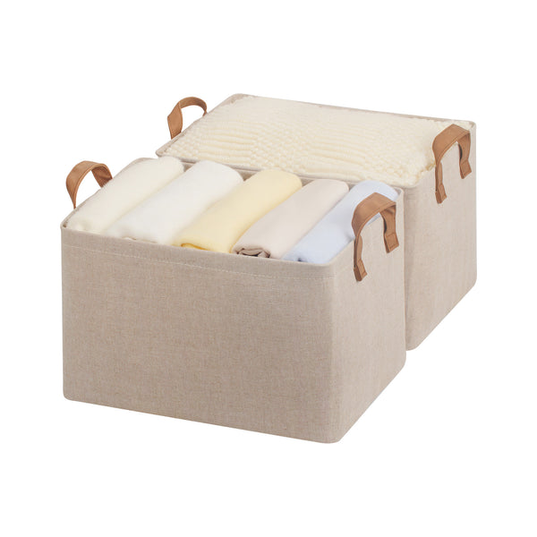 Storage Bins, Shelves Baskets for Organizing, 2 Pack