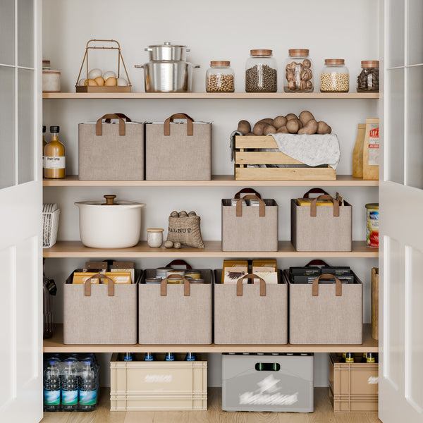 Storage Bins, Shelves Baskets for Organizing, 2 Pack