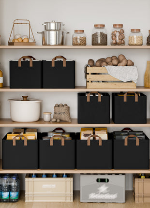 Storage Bins, Shelves Baskets for Organizing, 2 Pack