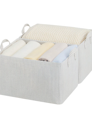 Storage Bins, Shelves Baskets for Organizing, 2 Pack