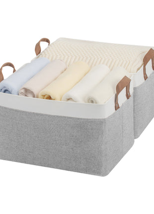 Storage Bins, Shelves Baskets for Organizing, 2 Pack