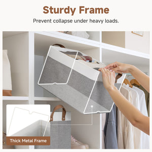 Storage Bins, Shelves Baskets for Organizing, 2 Pack