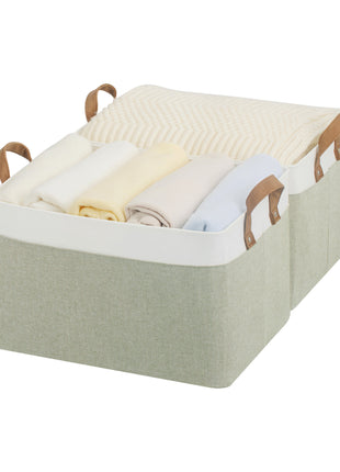 Storage Bins, Shelves Baskets for Organizing, 2 Pack