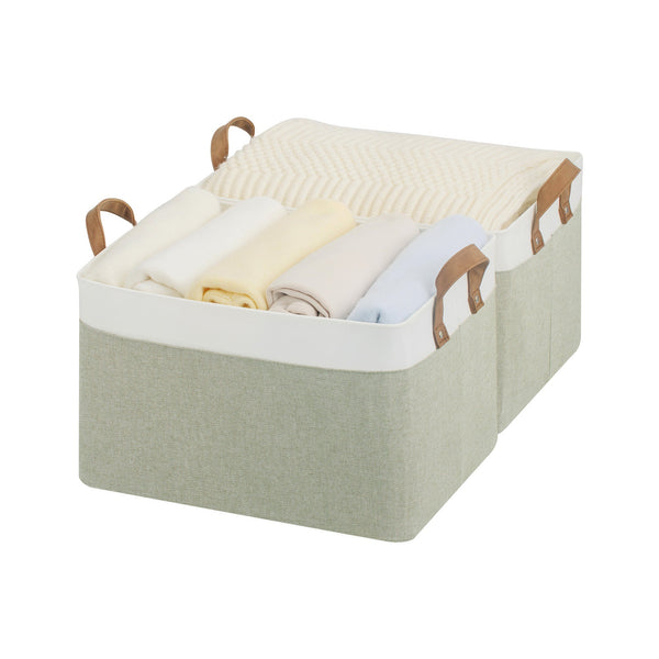 Storage Bins, Shelves Baskets for Organizing, 2 Pack