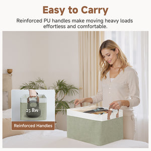 Storage Bins, Shelves Baskets for Organizing, 2 Pack