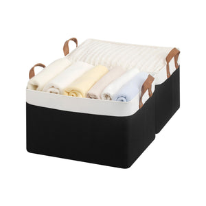 Storage Bins, Shelves Baskets for Organizing, 2 Pack