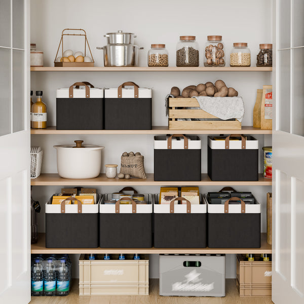 Storage Bins, Shelves Baskets for Organizing, 2 Pack