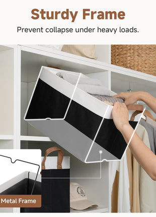 Storage Bins, Shelves Baskets for Organizing, 2 Pack