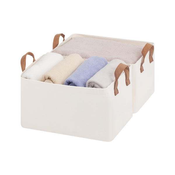 Storage Bins, Shelves Baskets for Organizing, 2 Pack