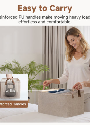 Storage Bins, Shelves Baskets for Organizing, 2 Pack