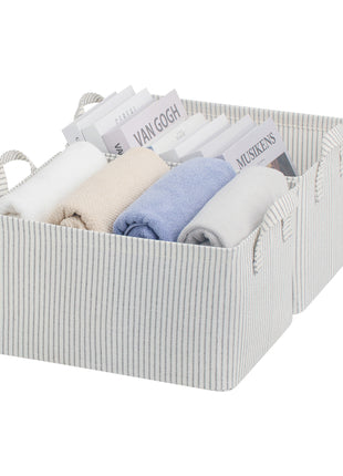 Storage Bins, Shelves Baskets for Organizing, 2 Pack