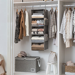 6-Shelf Hanging Closet Organizer