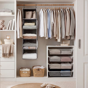 6-Shelf Hanging Closet Organizer