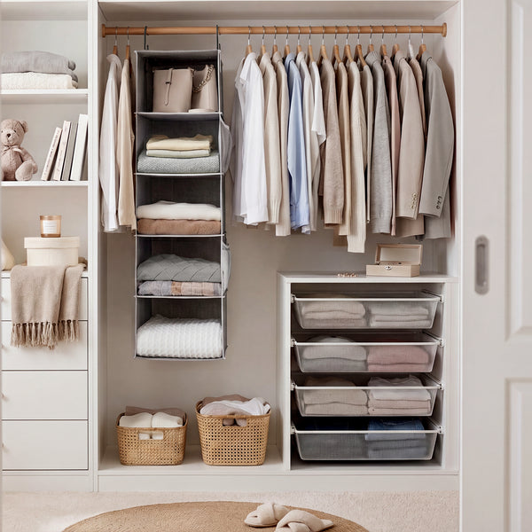 6-Shelf Hanging Closet Organizer