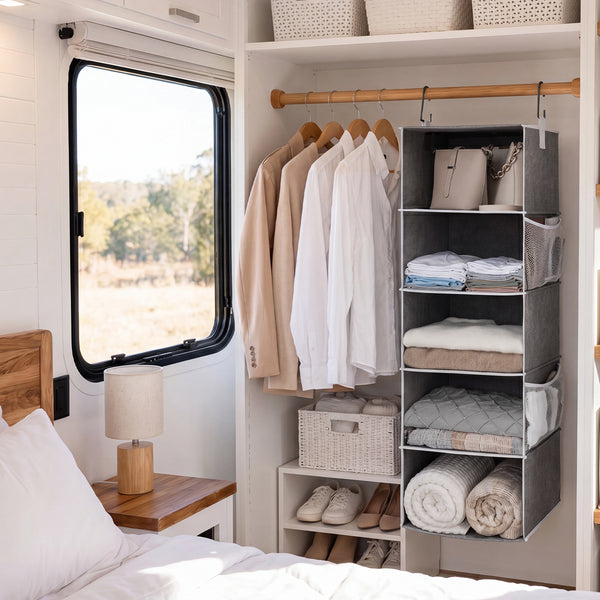 6-Shelf Hanging Closet Organizer