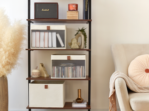 Closet Storage Bins with Clear Window and Handles, 3 Pack