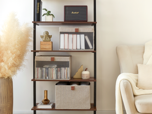 Closet Storage Bins with Clear Window and Handles, 3 Pack